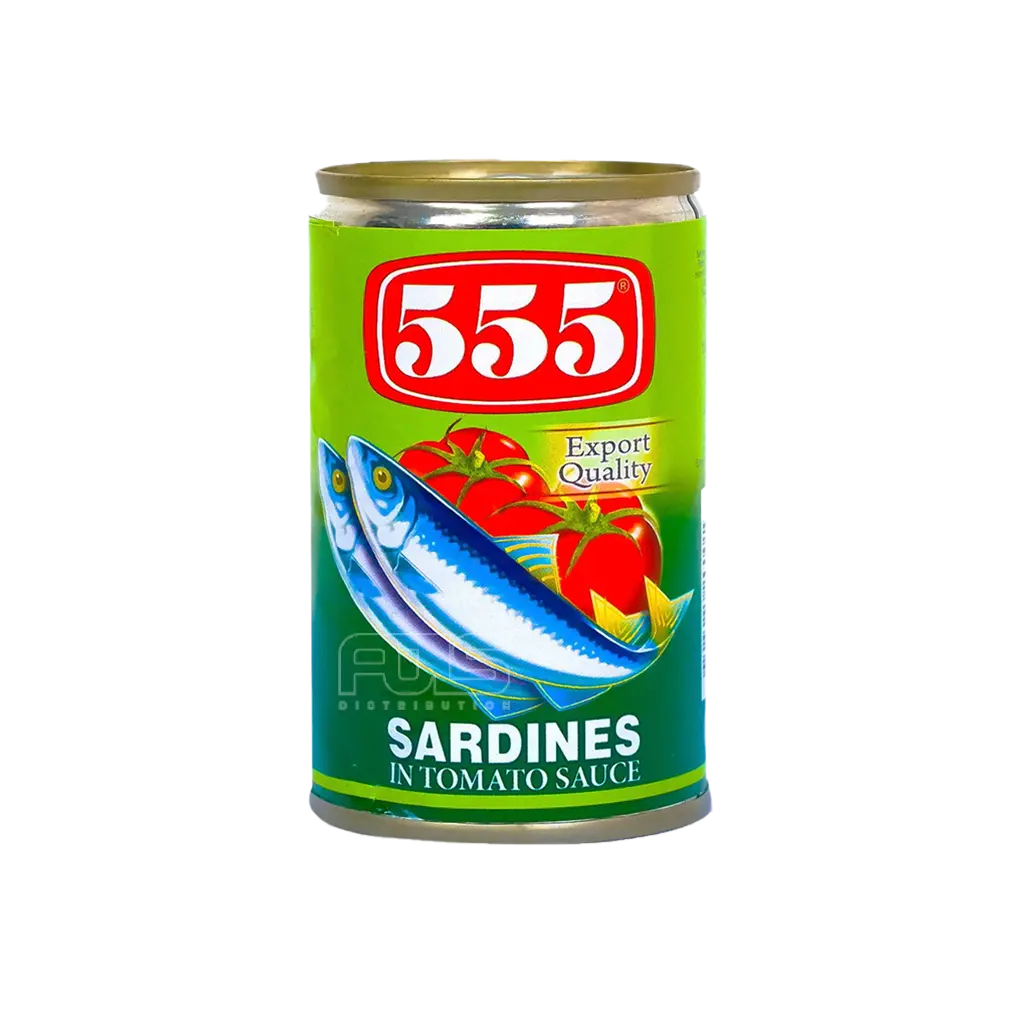 555 SARDINES IN TOMATO SAUCE EOE 155G