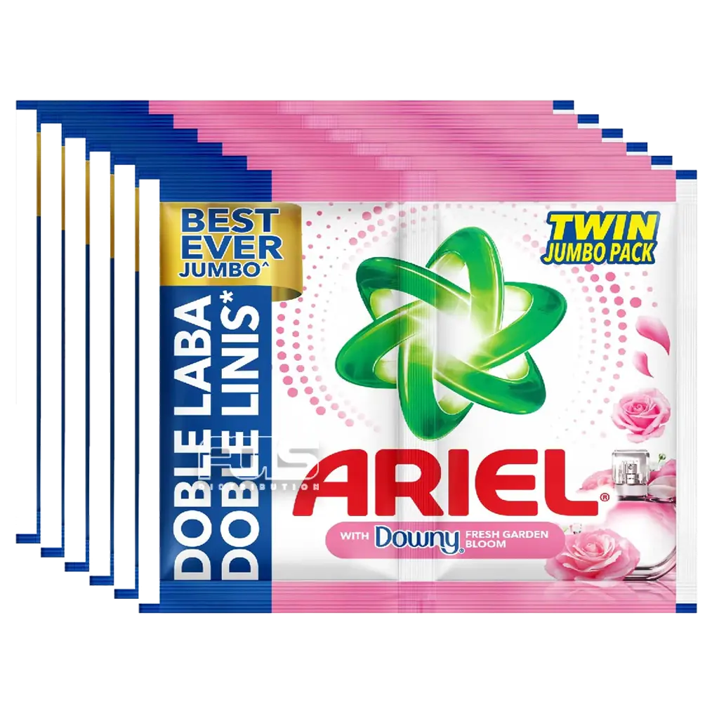 ARIEL POWDER W/ FRESH GARDEN BLOOM PINK 68G 6'S