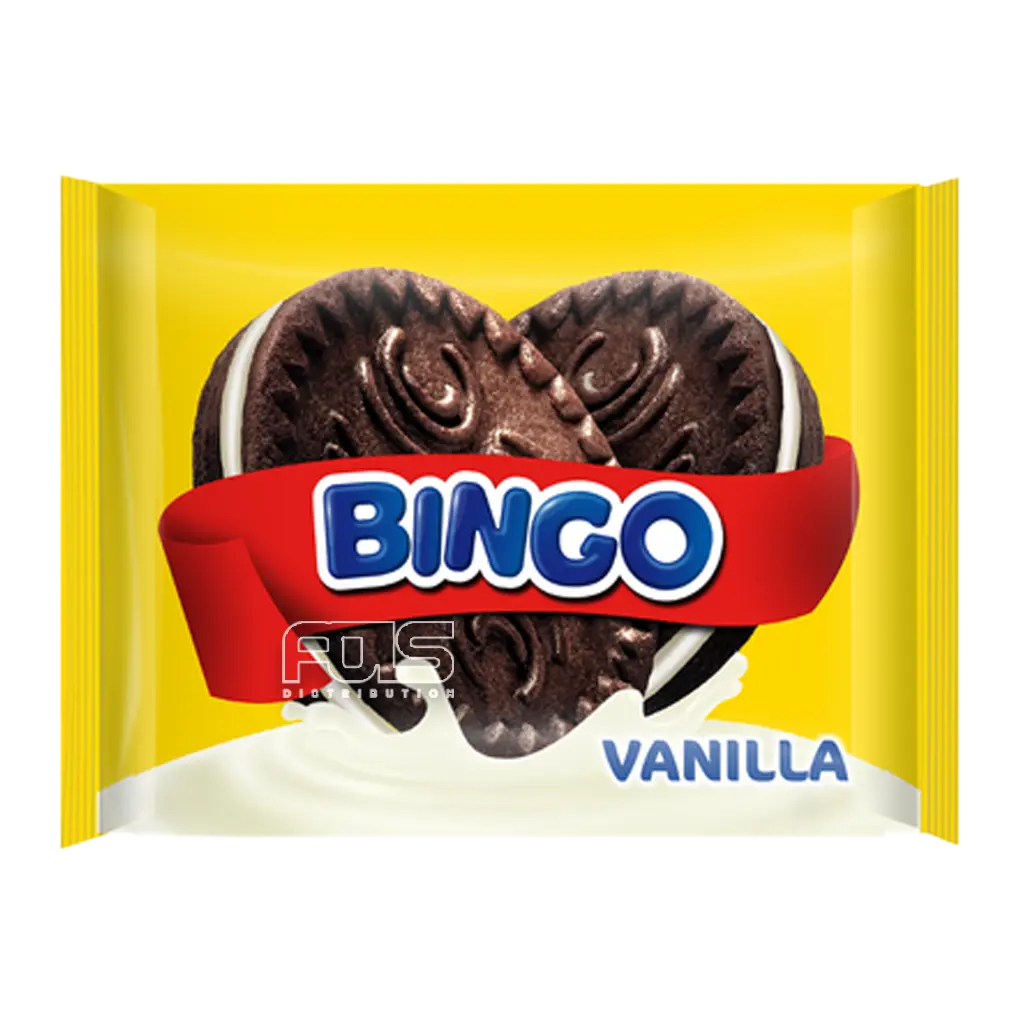 BINGO COOKIE VANILLA 28G 10'S