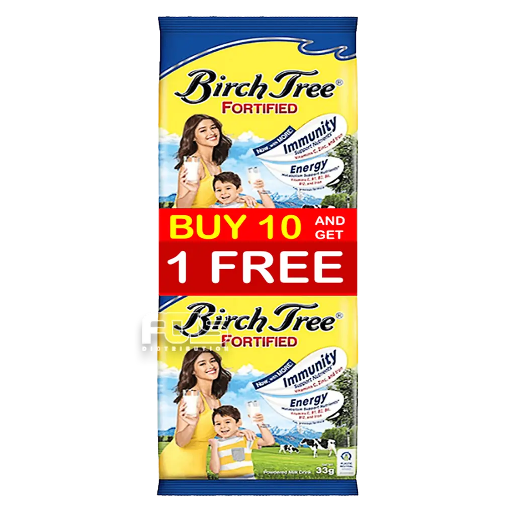 BIRCH TREE FORTIFIED MILK 33G (10+1)