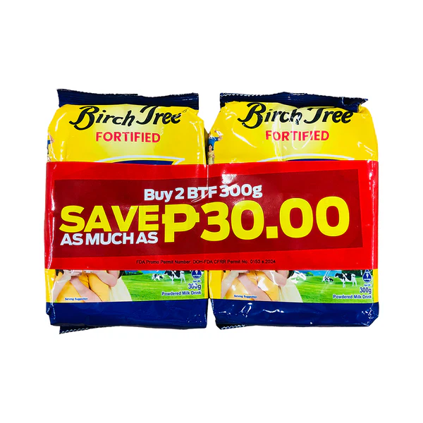 BIRCH TREE MILK FORTIFIED 300G (BUY 2 SAVE P30)