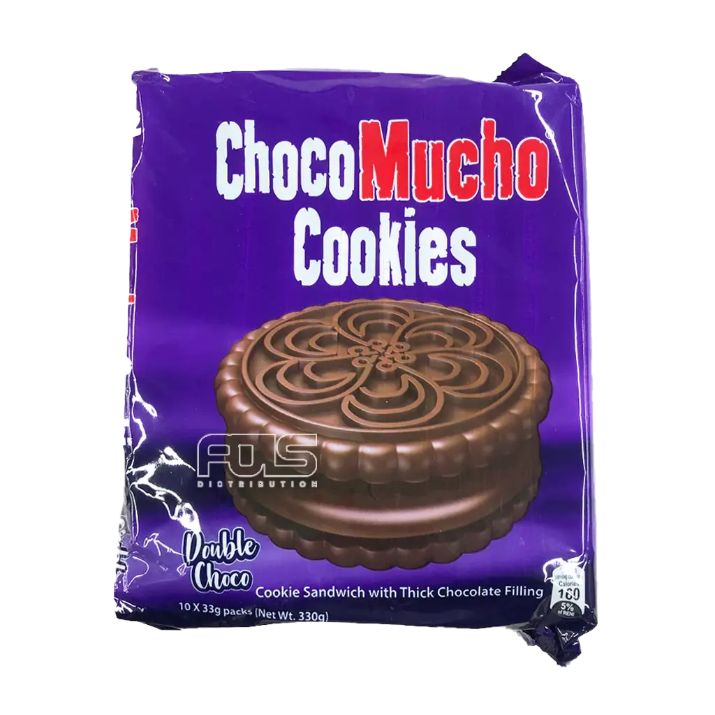 CHOCO MUCHO COOKIE SANDWICH CHOCOLATE 33G 10'S