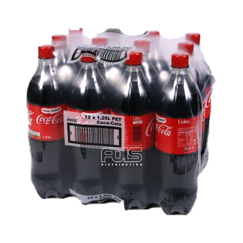 COKE REGULAR PET BOTTLE 1.25L 12'S