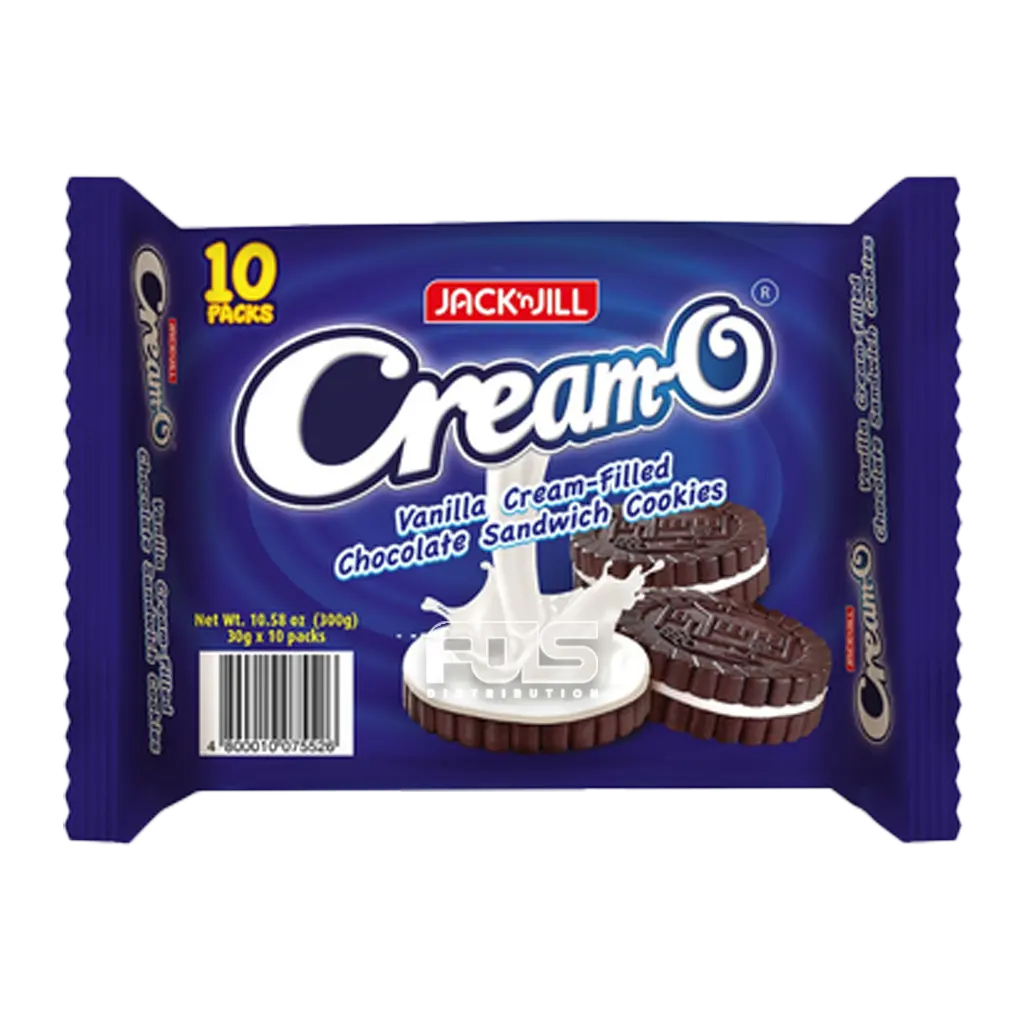 CREAM-O COOKIES VANILLA 30G 10'S