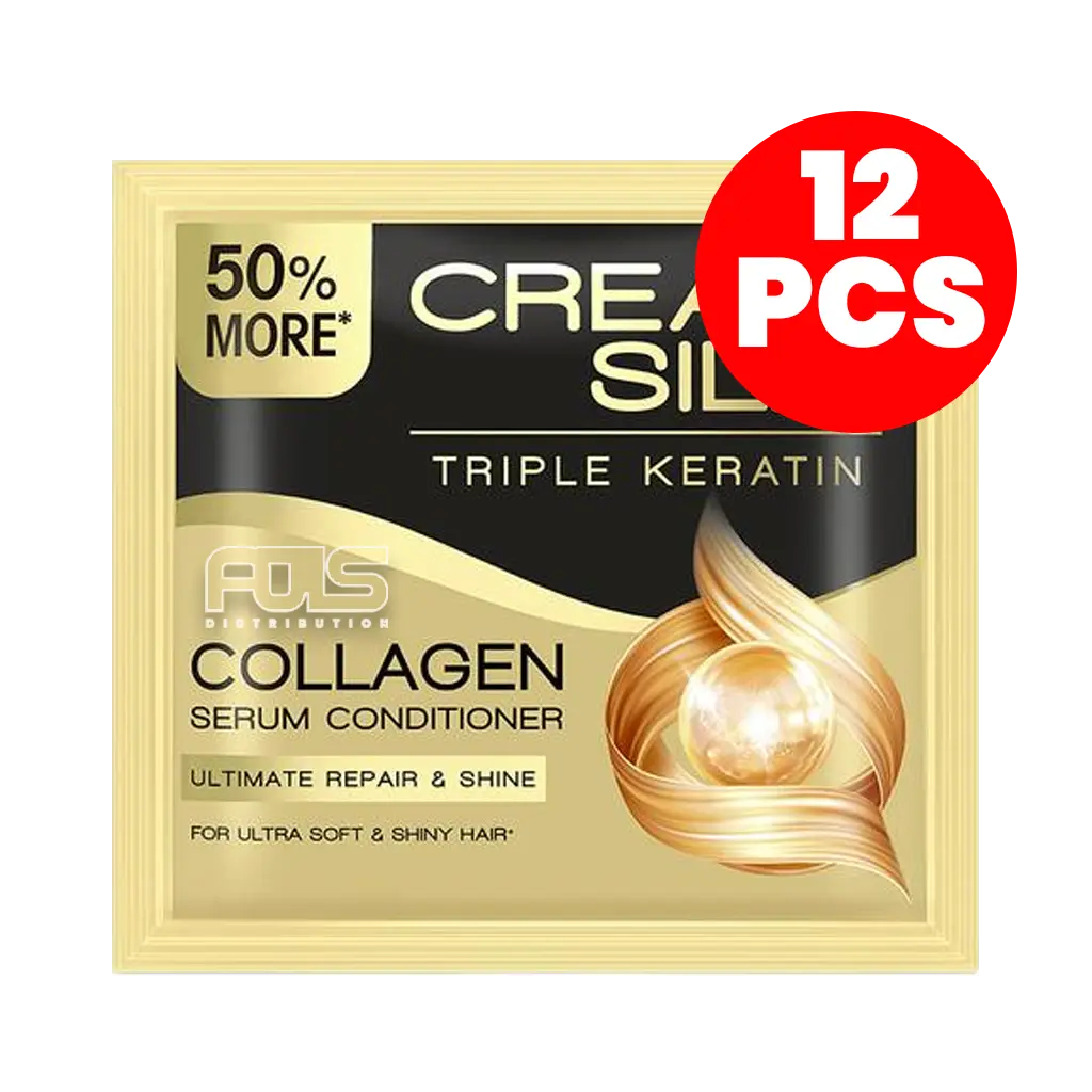 CREAMSILK CONDITIONER TRIPLE KERATIN GOLD 15ML 12'S