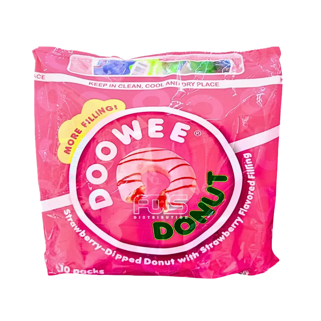 DOOWEE DONUTS STRAWBERRY 42G 10'S