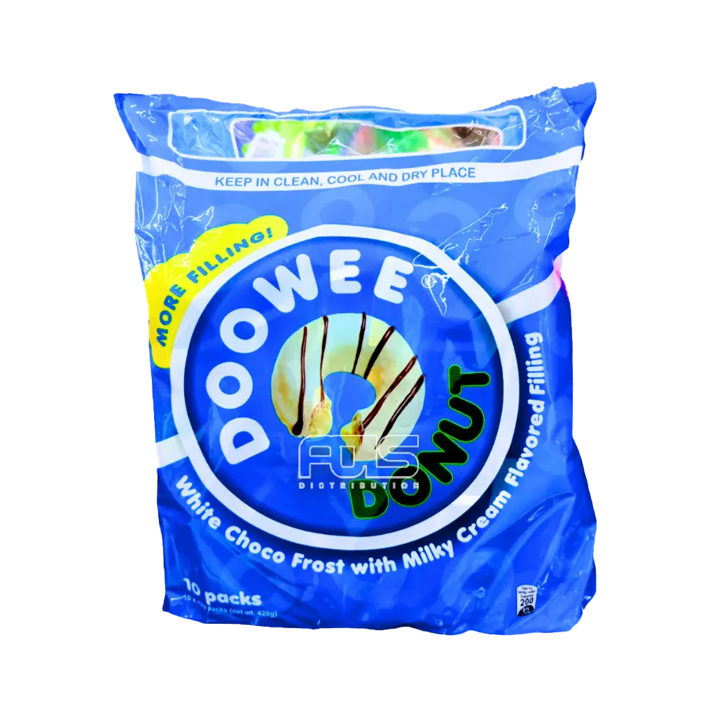 DOOWEE DONUTS WHITE CHOCOLATE 42G 10'S