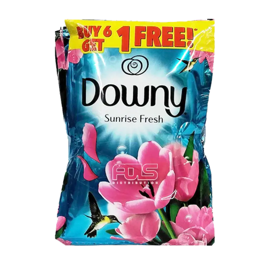DOWNY FABRICON SUNRISE FRESH BLUE 24ML 6'S + 1