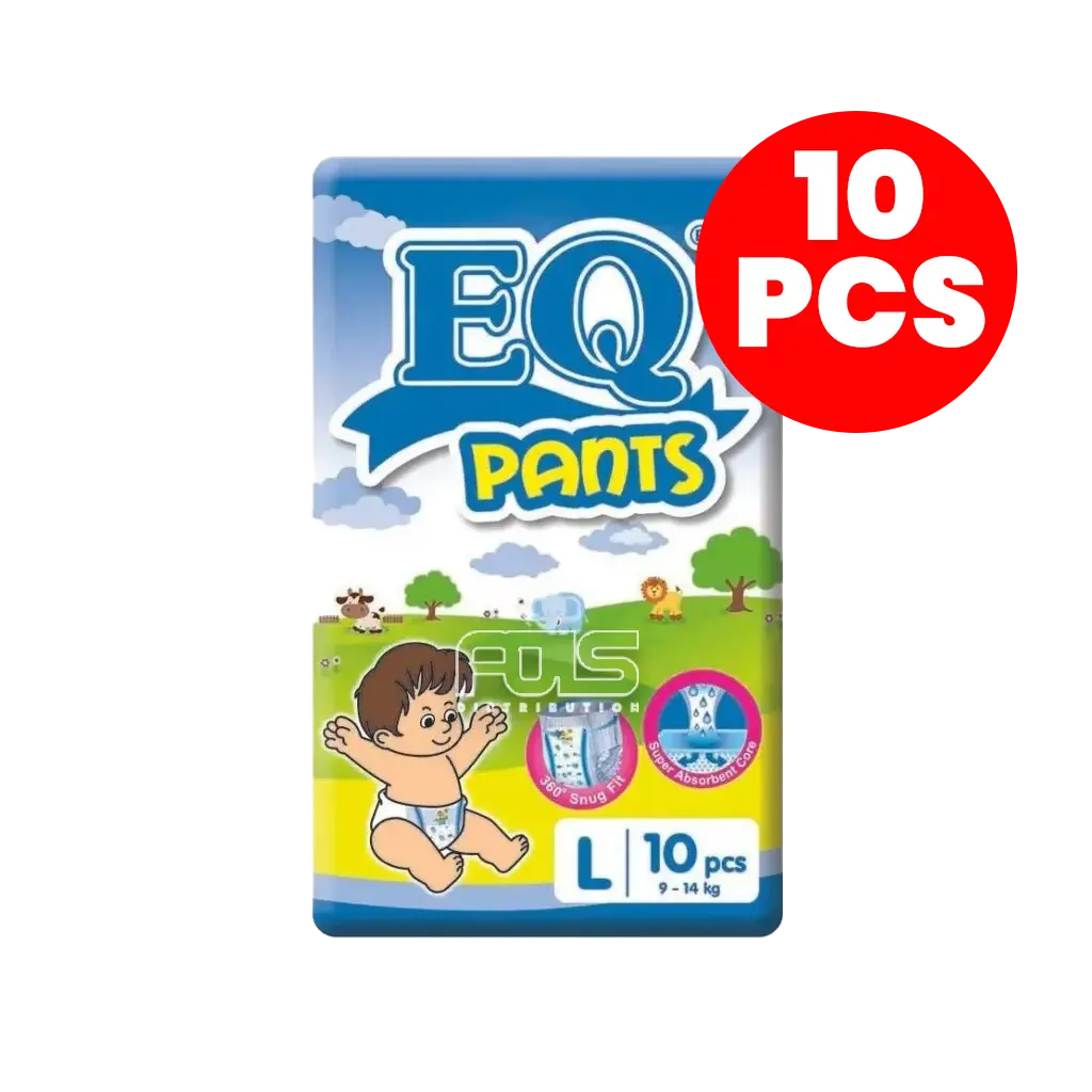 EQ DIAPER PANTS LARGE 10'S