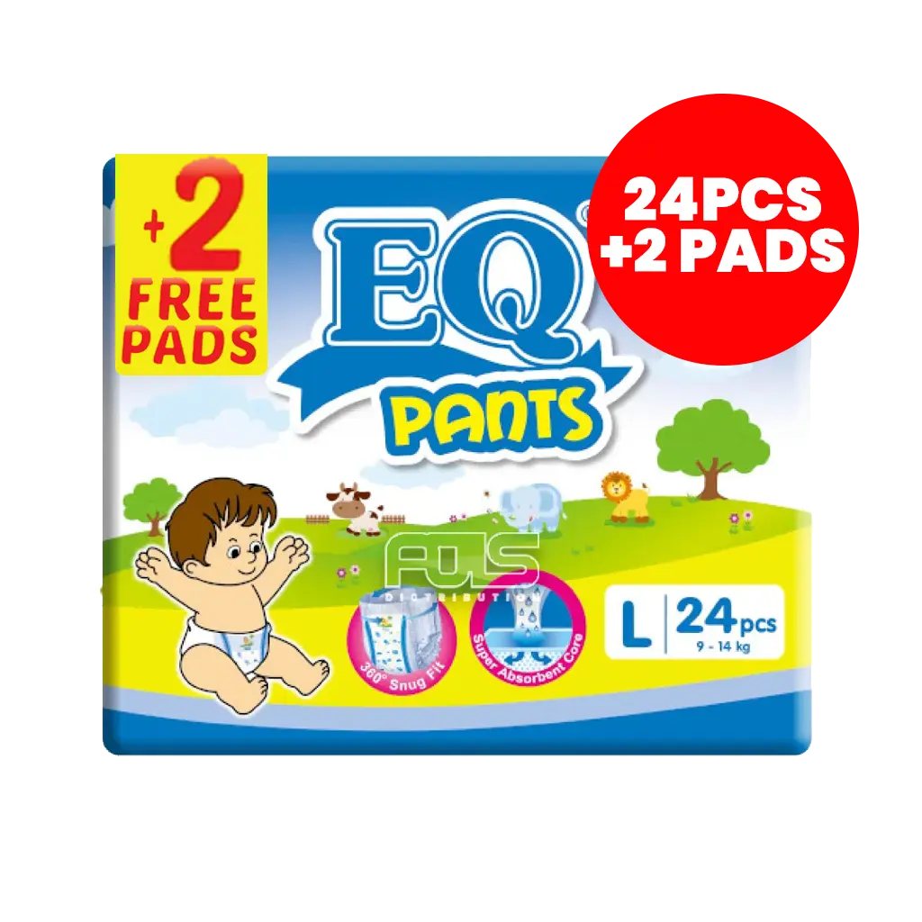 EQ DIAPER PANTS LARGE 24'S