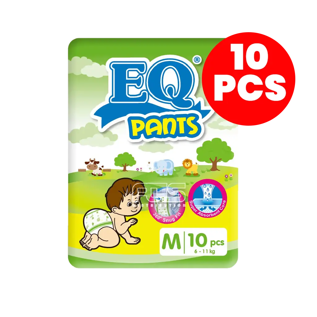 EQ DIAPER PANTS MEDIUM 10'S