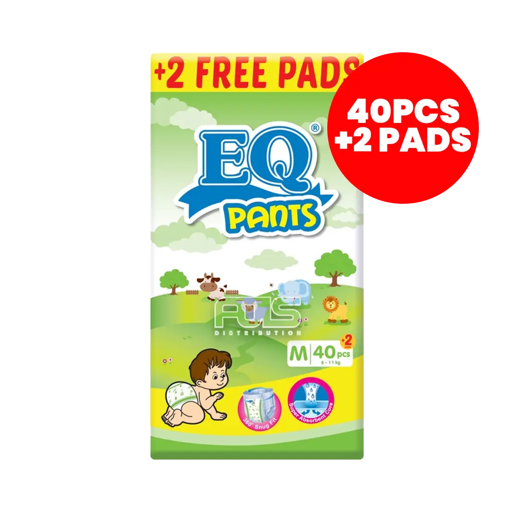 EQ DIAPER PANTS MEDIUM 40'S