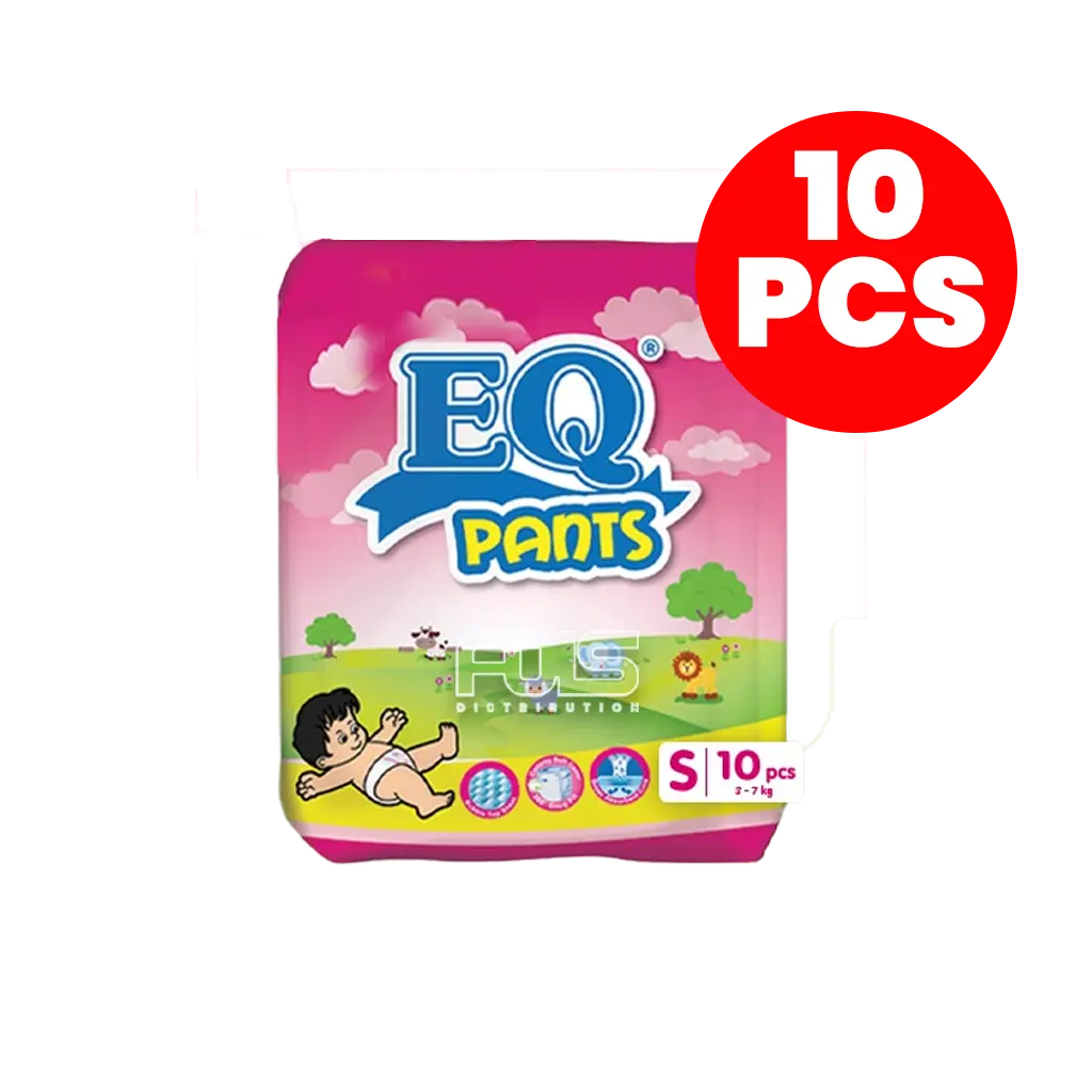 EQ DIAPER PANTS SMALL 10'S