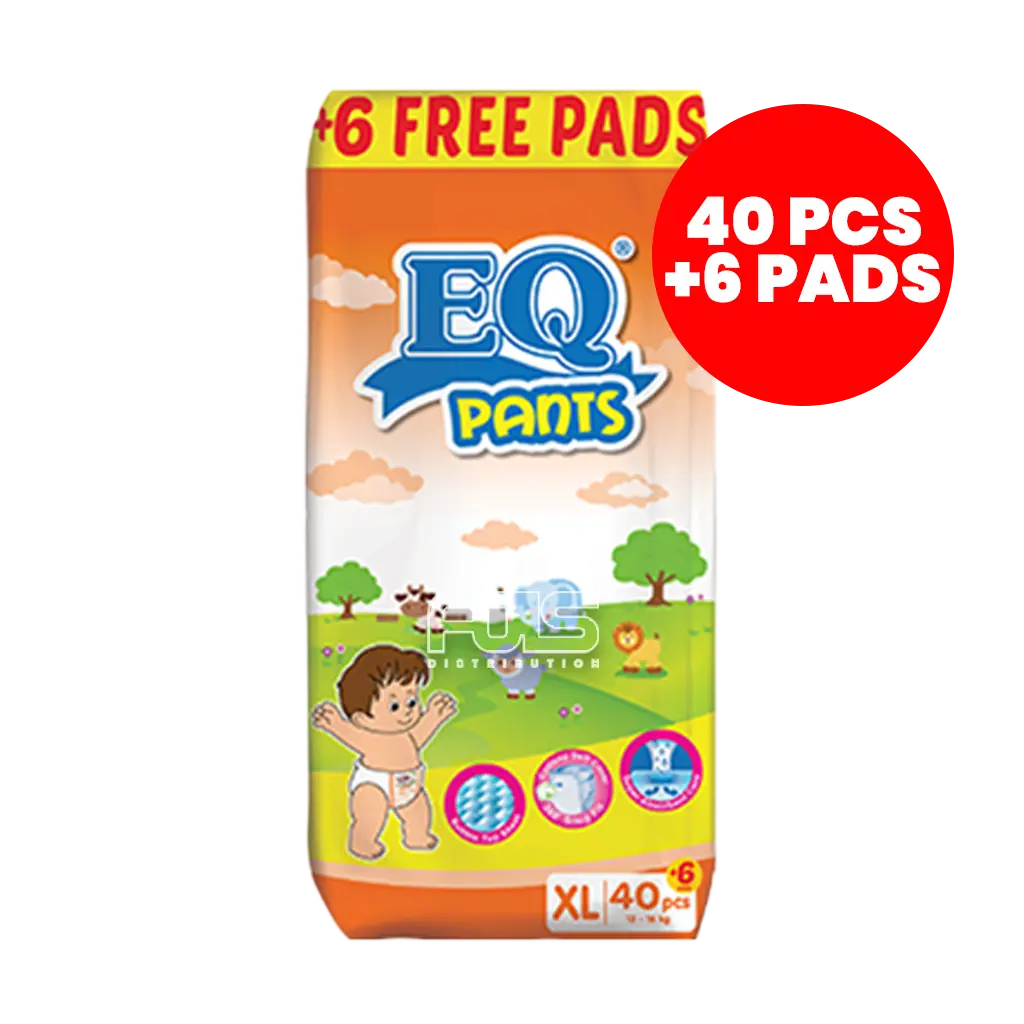 EQ DIAPER PANTS XLARGE 40'S