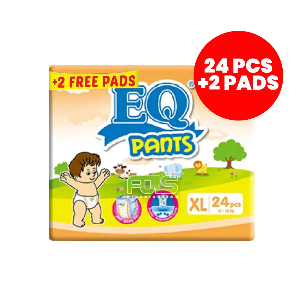 EQ DIAPER PANTS XXLARGE 24'S