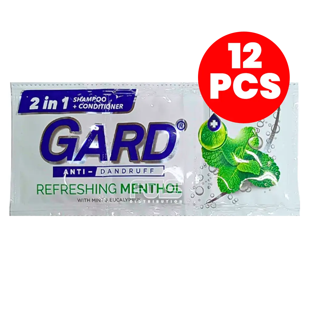 GARD SHAMPOO REFRESHING MENTHOL 12ML 12'S