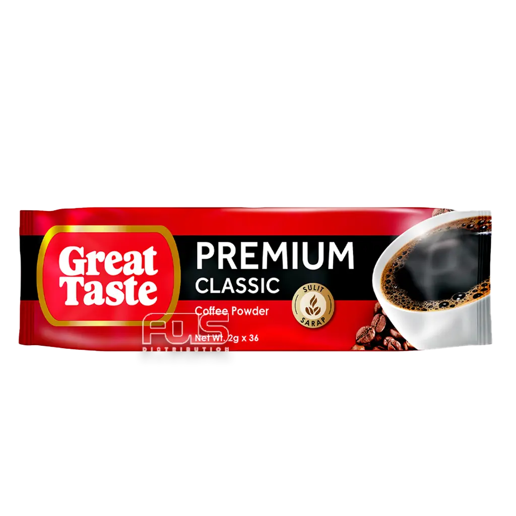 GREAT TASTE COFFEE PREMIUM STICK 2G 36'S