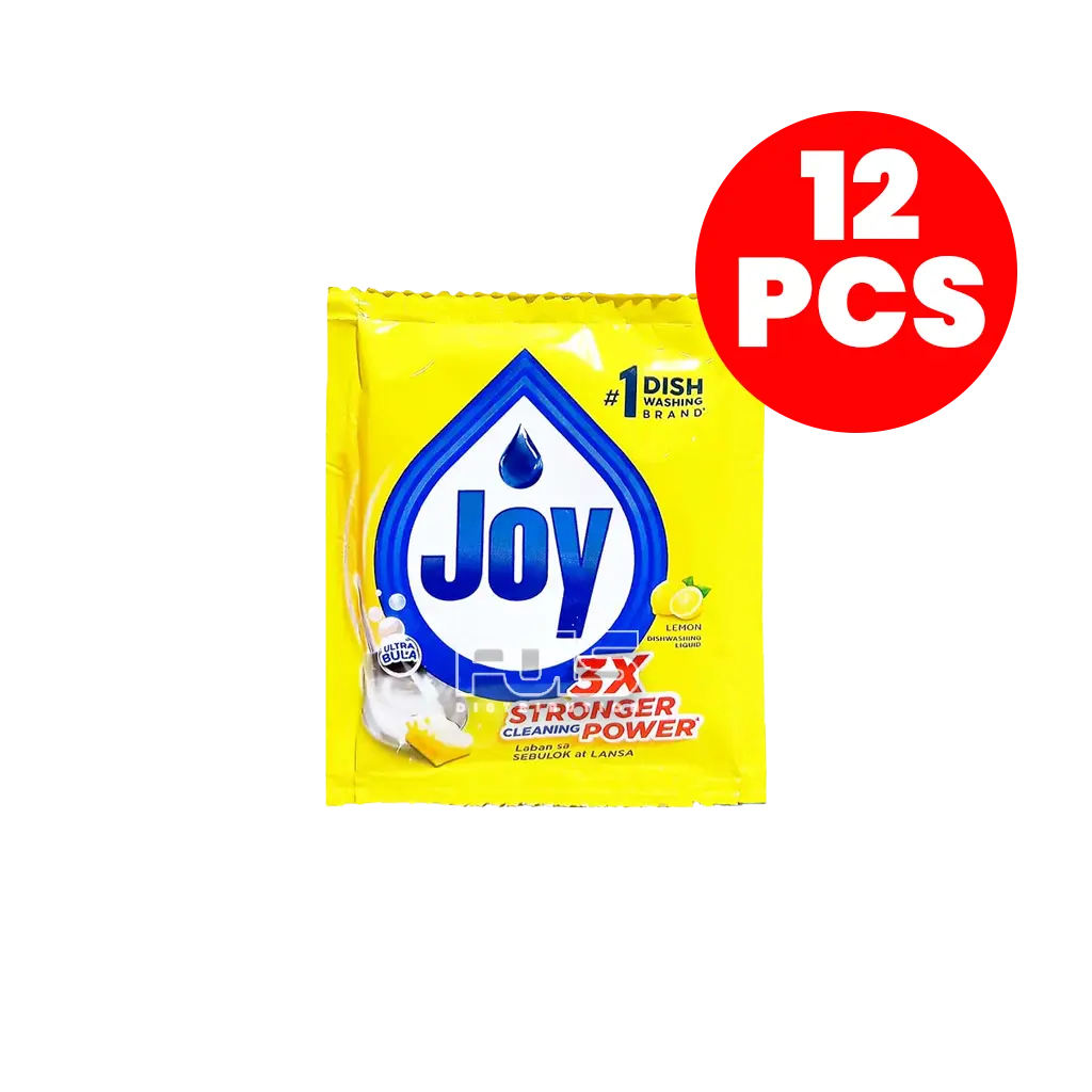 JOY DISHWASHING LIQUID LEMON 18.5ML 12'S