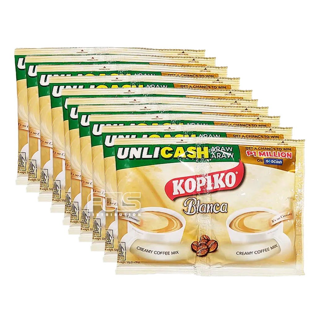 KOPIKO BLANCA TWIN PACK 58G (UNLICASH PROMO) 10'S