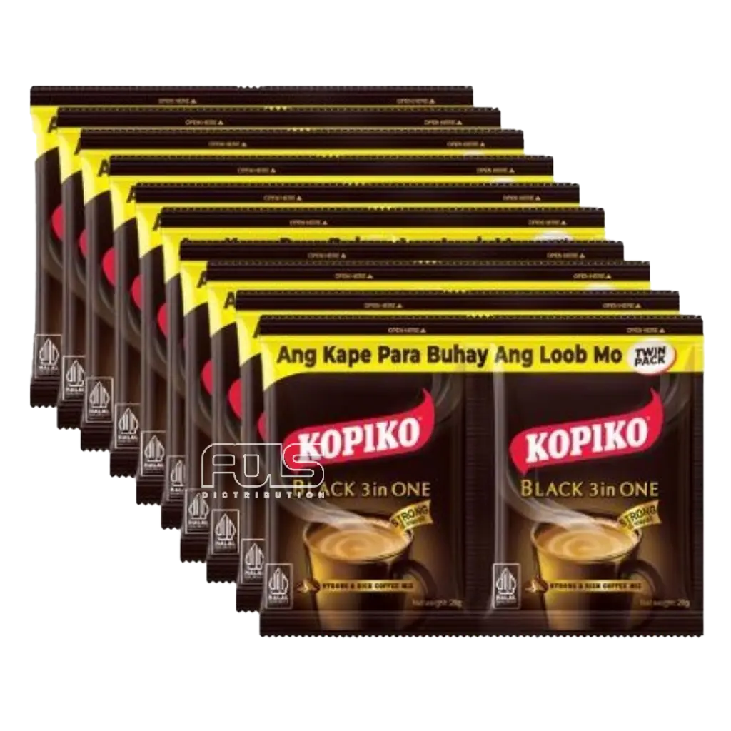 KOPIKO COFFEE BLACK TWIN 56G(52G) 10'S