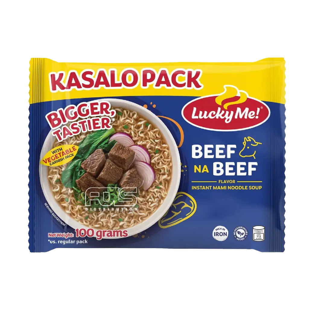 LUCKY ME INSTANT NOODLES BEEF 100G