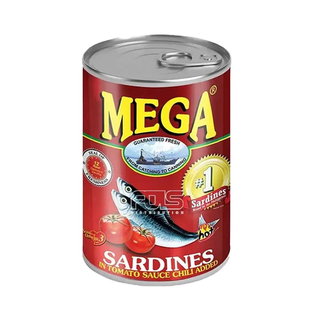 MEGA SARDINES HOT EASY OPEN RED 155G