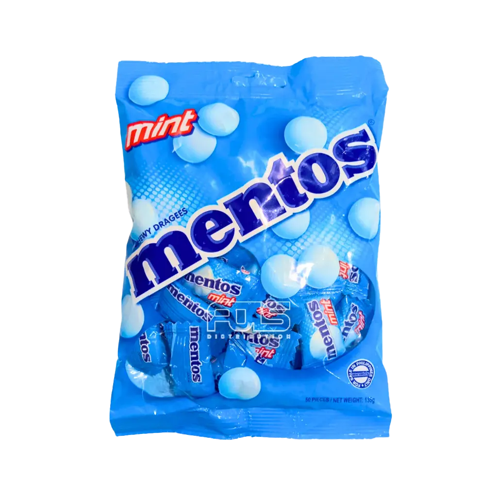 MENTOS CANDY MINT BAG 50'S