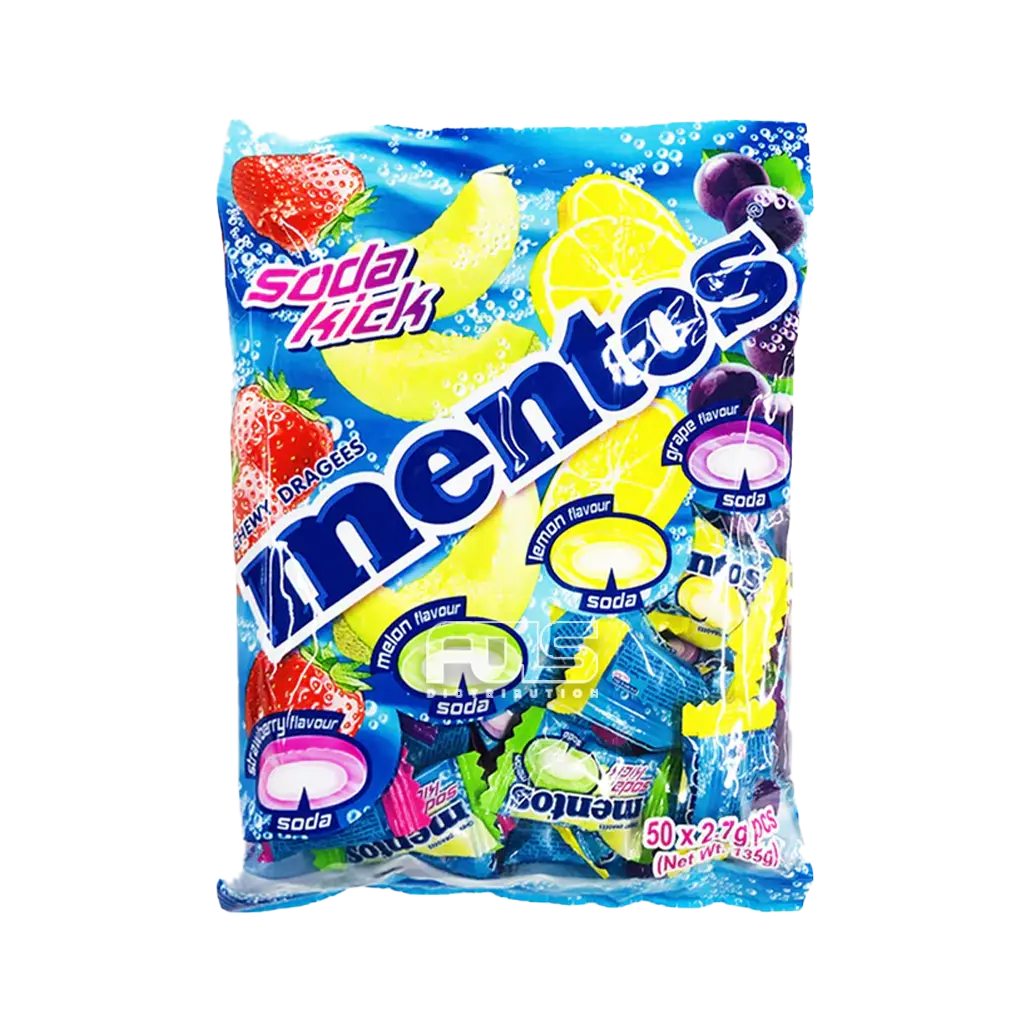 MENTOS CANDY SODA KICK BAG 50'S