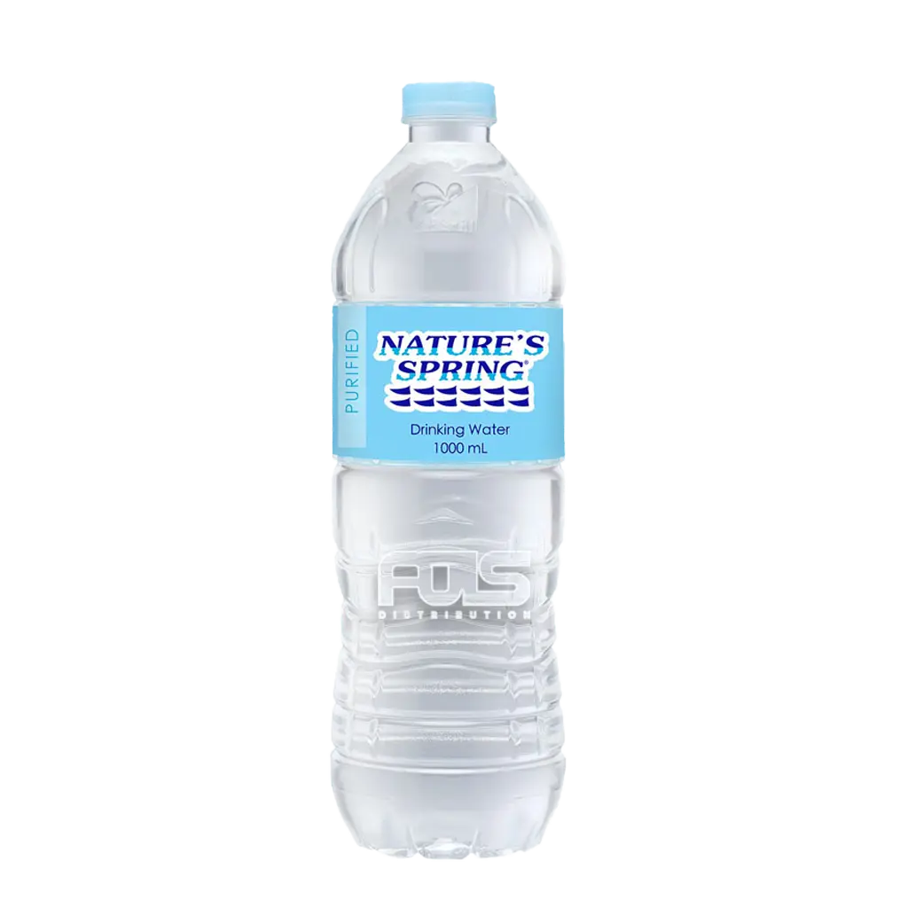NATURE'S SPRING PURIFIED WATER 1L 20'S