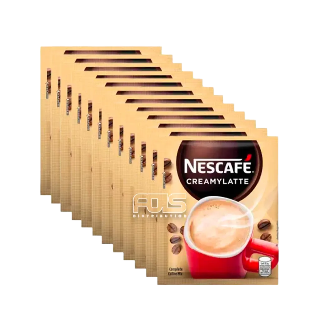 NESCAFE COFFEE CREAMY LATTE SINGLE 25.5G (20G) 10'S