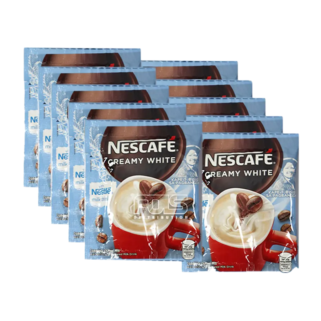 NESCAFE COFFEE CREAMY WHITE SINGLE 25.5G (20G) 10'S