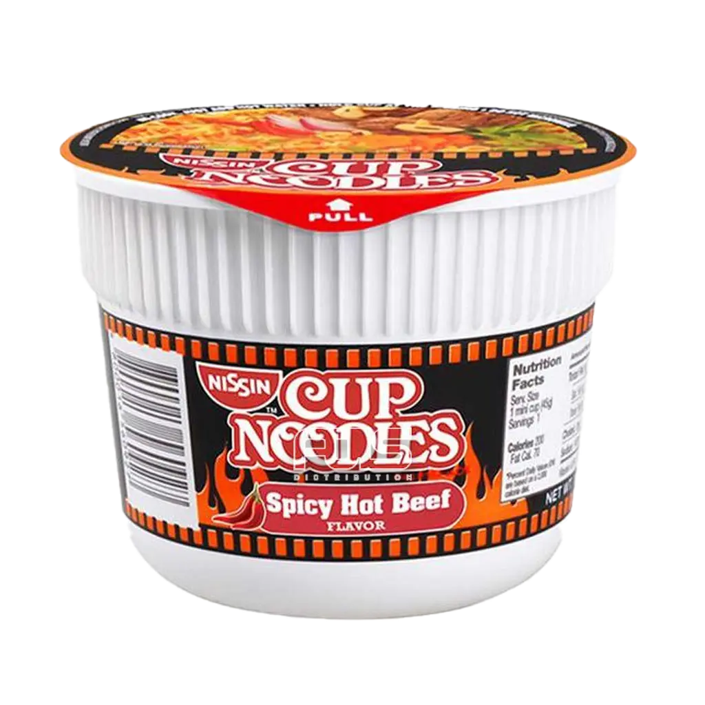 NISSIN MINI CUP NOODLES BEEF SPICY 45G