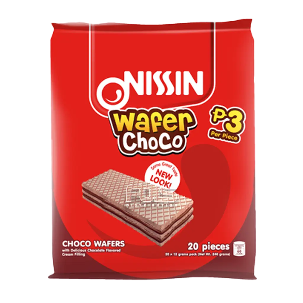 NISSIN WAFER CHOCOLATE 12G 20'S