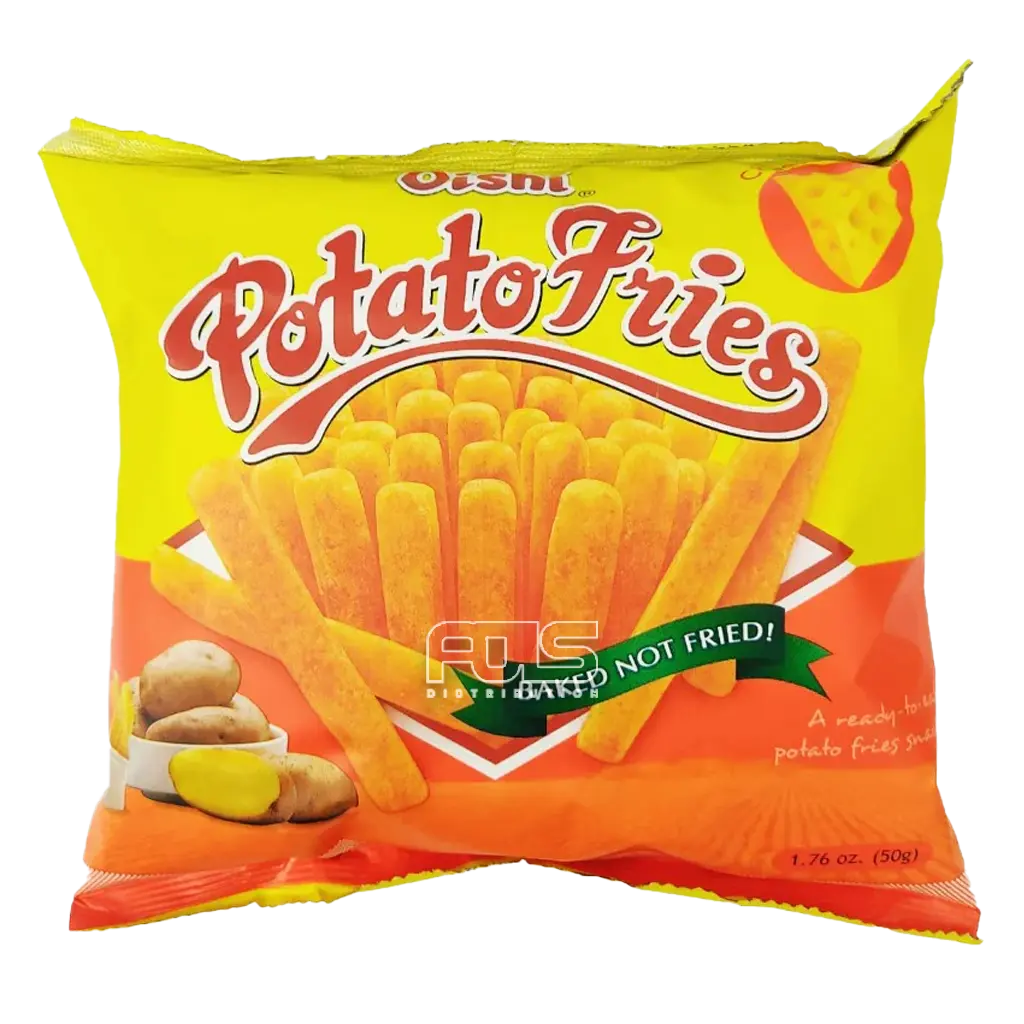 OISHI POTATO FRIES CHEESE 50G