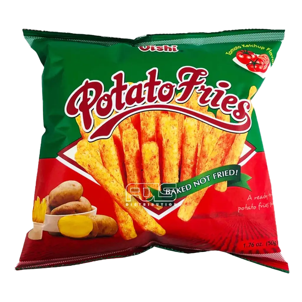 OISHI POTATO FRIES TOMATO KETCHUP 50G