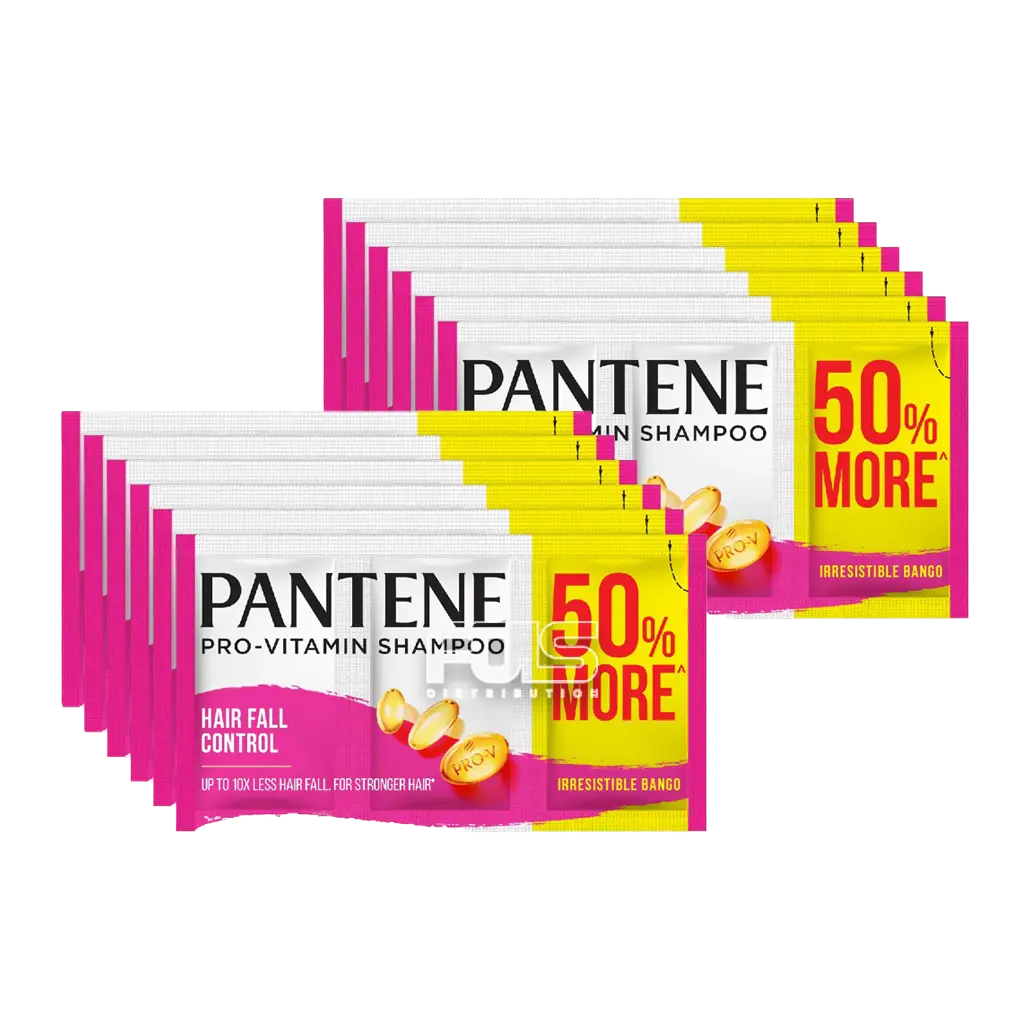 PANTENE SHAMPOO HAIR FALL CONTROL PINK 12ML (15ML) 12'S