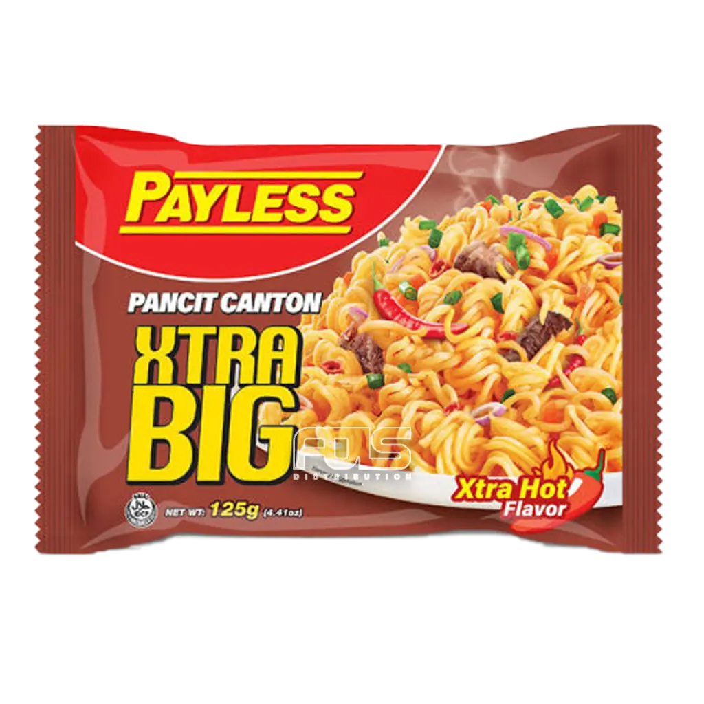 PAYLESS PANCIT CANTON XTRA HOT XTRA BIG 125G