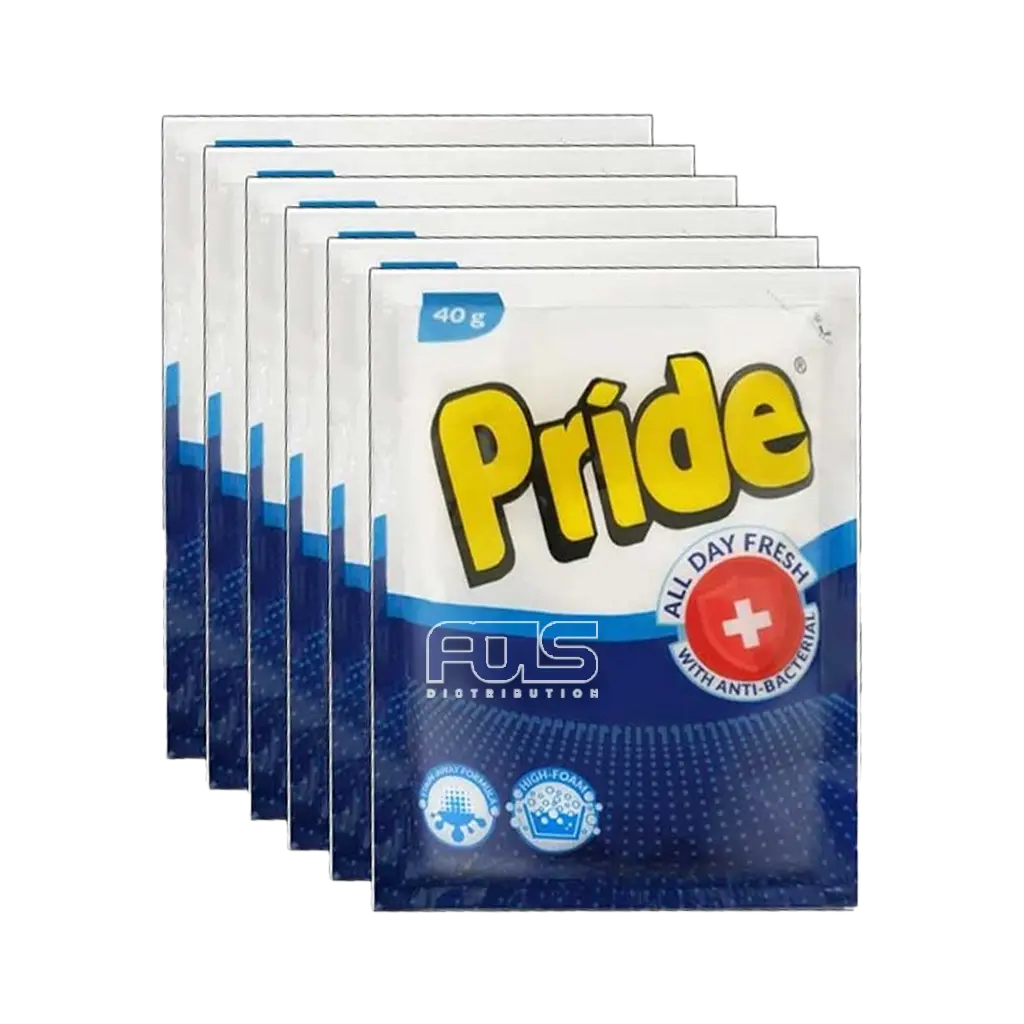 PRIDE POWDER ALL DAY FRESH (BLUE) 40G 6'S
