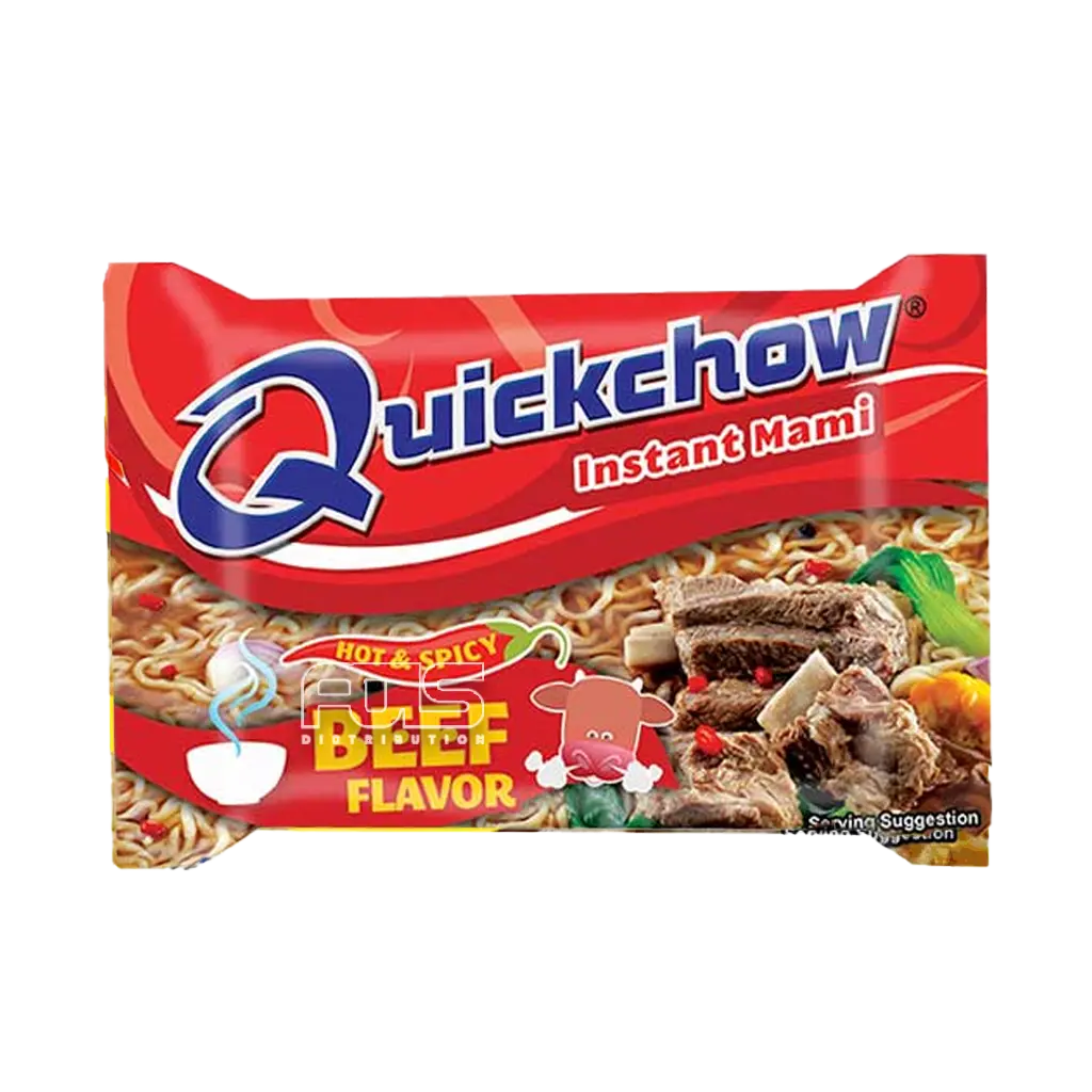 QUICKCHOW INSTANT MAMI HOT & SPICY BEEF 55G