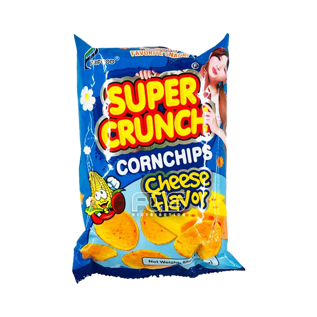 SUPER CRUNCH CORNCHIPS CHEESE FLAVOR 55G(BLUE)
