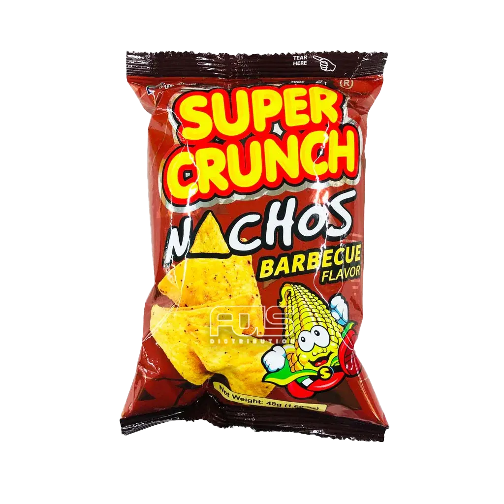 SUPER CRUNCH NACHOS BBQ FLAVOR 48G