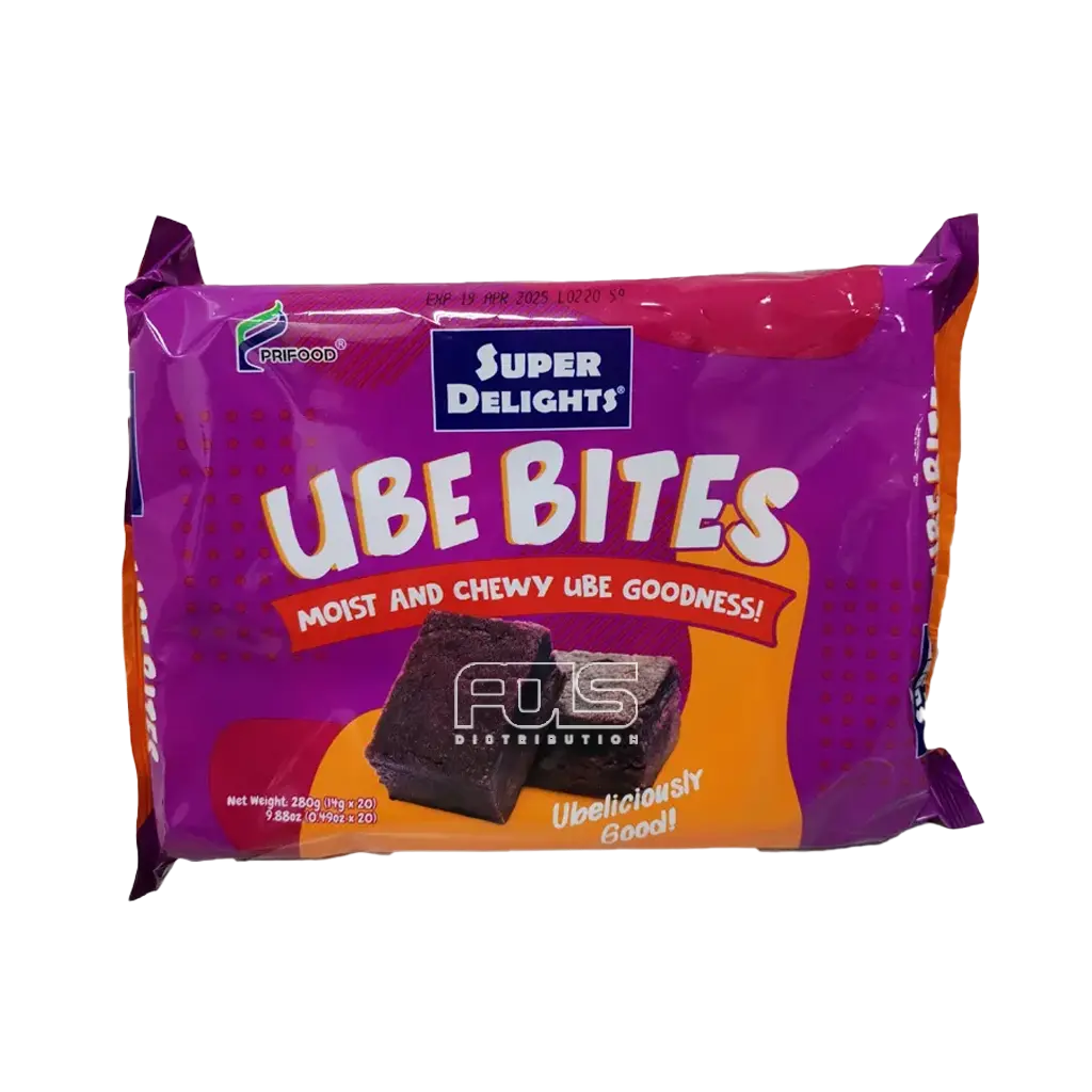 SUPER DELIGHTS UBE BITES 14G 20'S