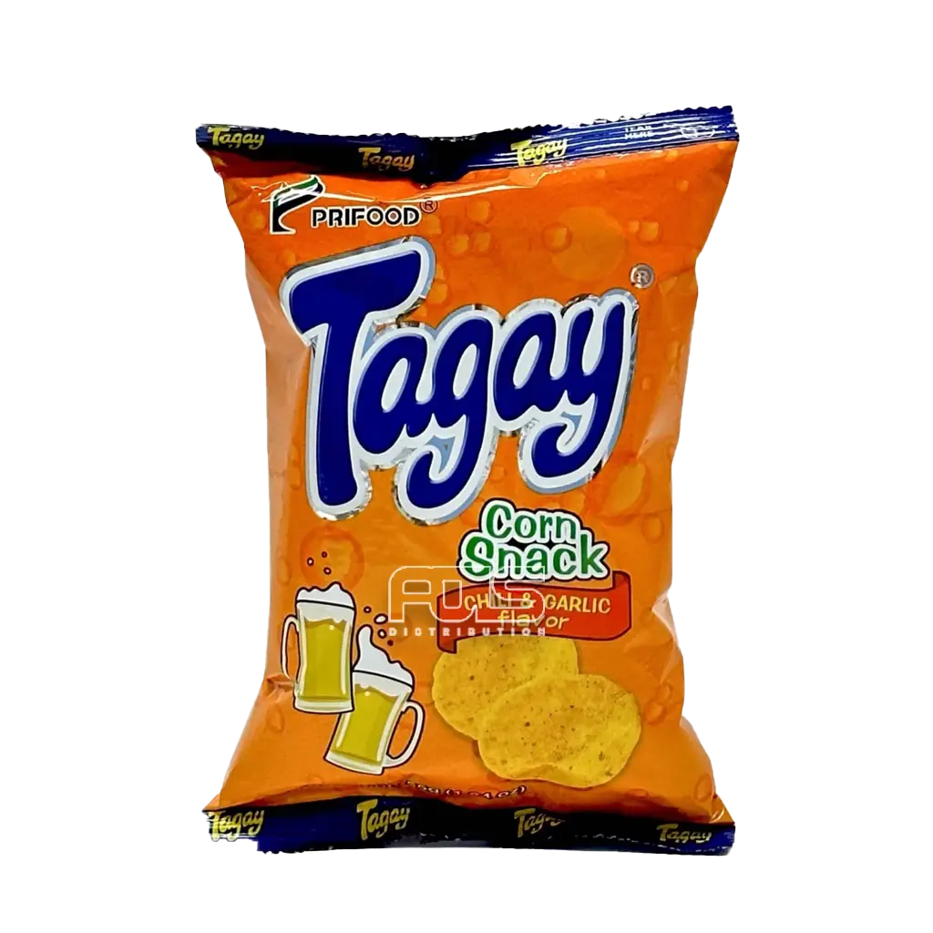TAGAY CORN SNACK CHILI & GARLIC 55g