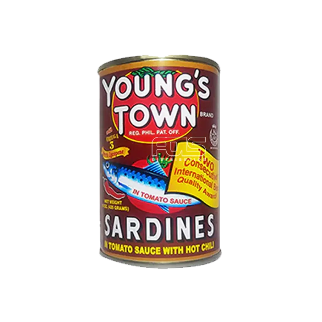 YOUNG'S TOWN SARDINES RED EASY OPEN 155G