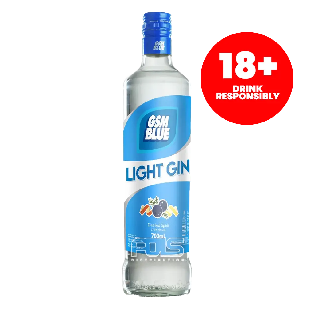 G.S.M. BLUE LIGHT GIN 700ML