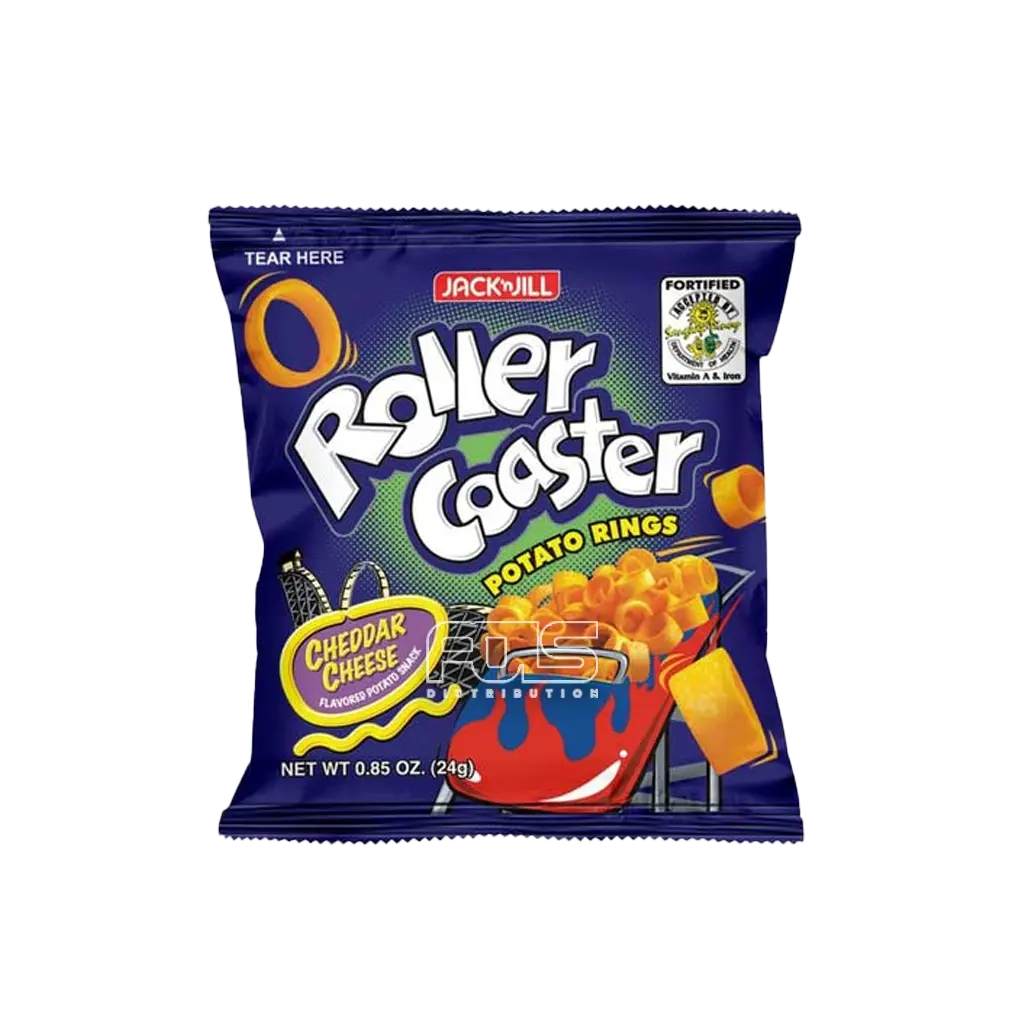 JACK N JILL ROLLER COASTER SNACK CHEESE 24G
