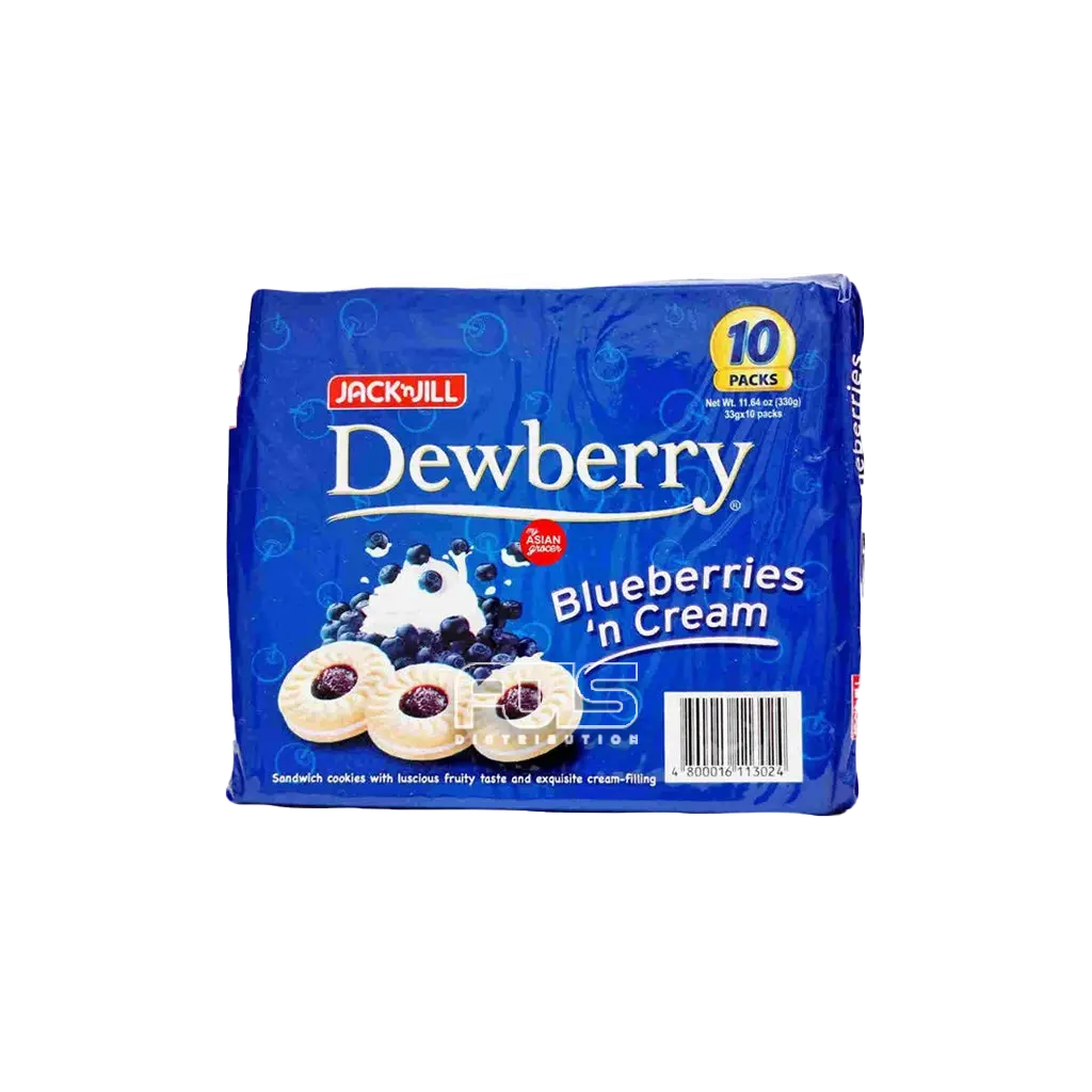 JACK'N JILL DEWBERRY BLUEBERRIES 'N CREAM 10'S