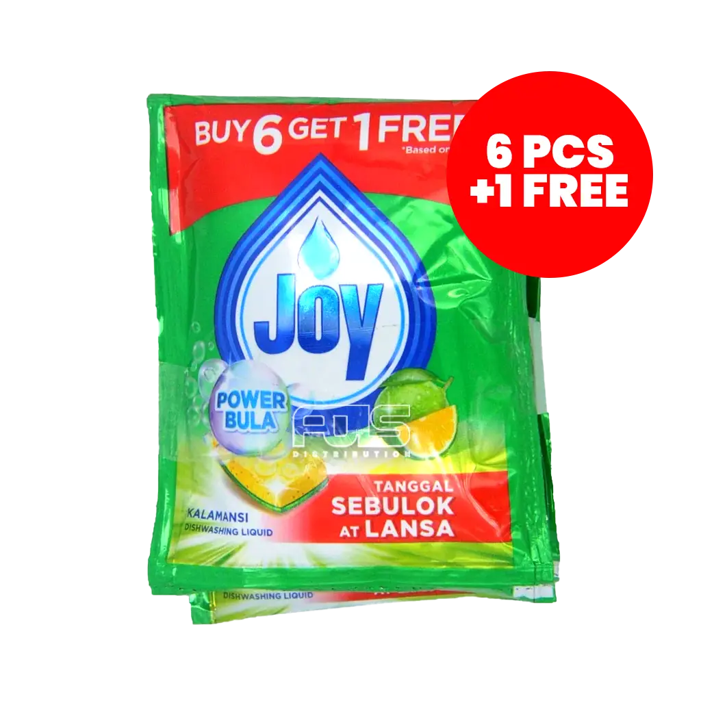 JOY DISHWASHING LIQUID KALAMANSI 18.5ML (6'S + 1)