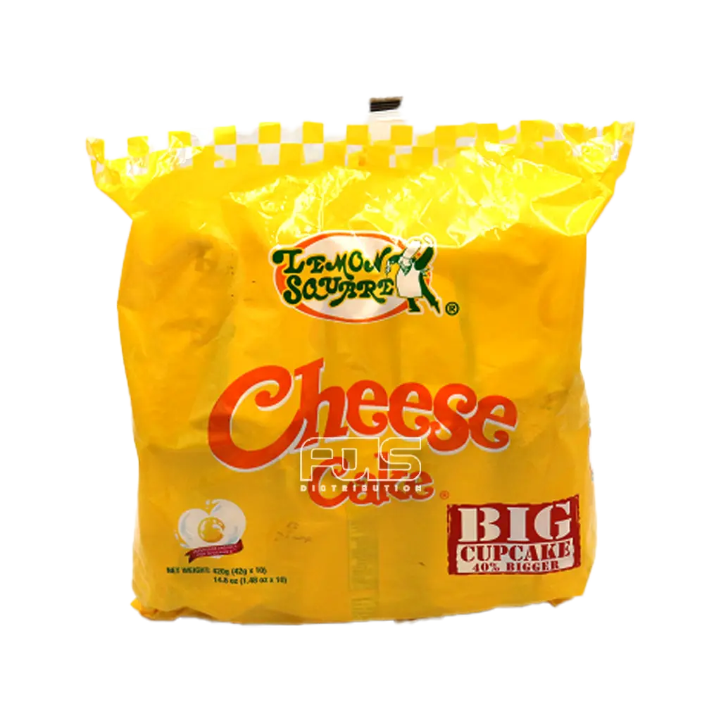LEMON SQUARE BIG CUPCAKE CHEESE 42G 10'S