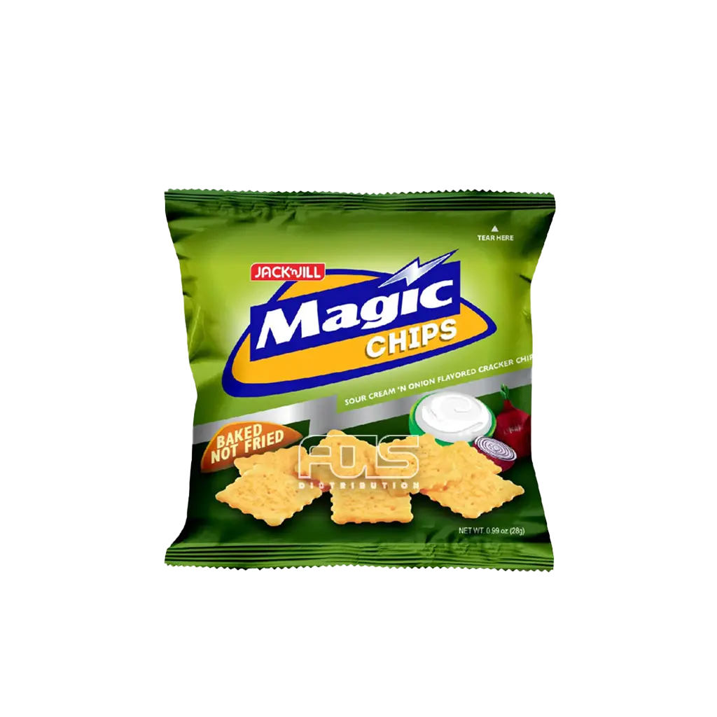 MAGIC CHIPS SOUR CREAM 'N ONION 28G